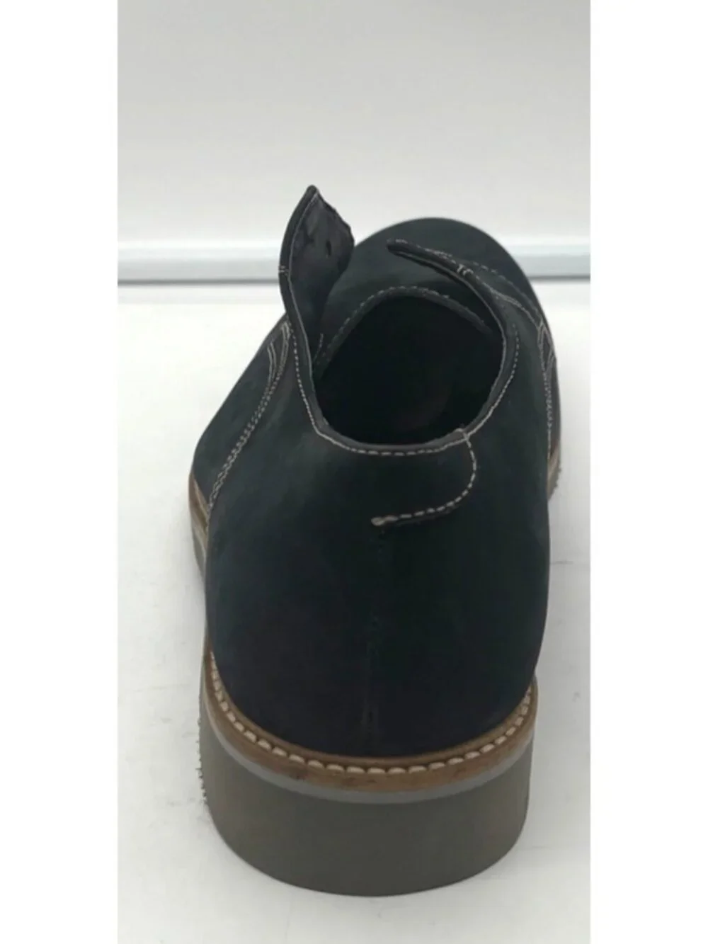 14th & Union Men’s Suede Casual Oxfords, Navy, Size 11